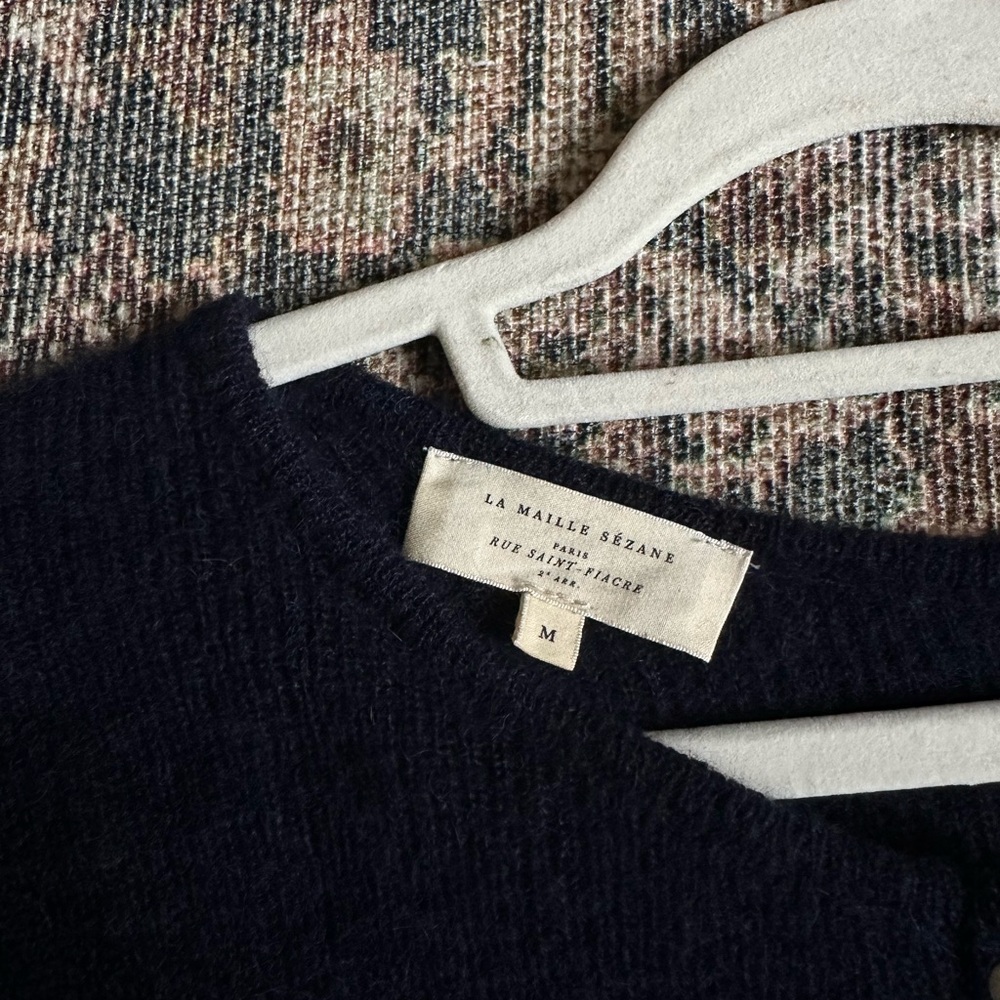 Navy Blue Cardigan - Picture 5 of 6